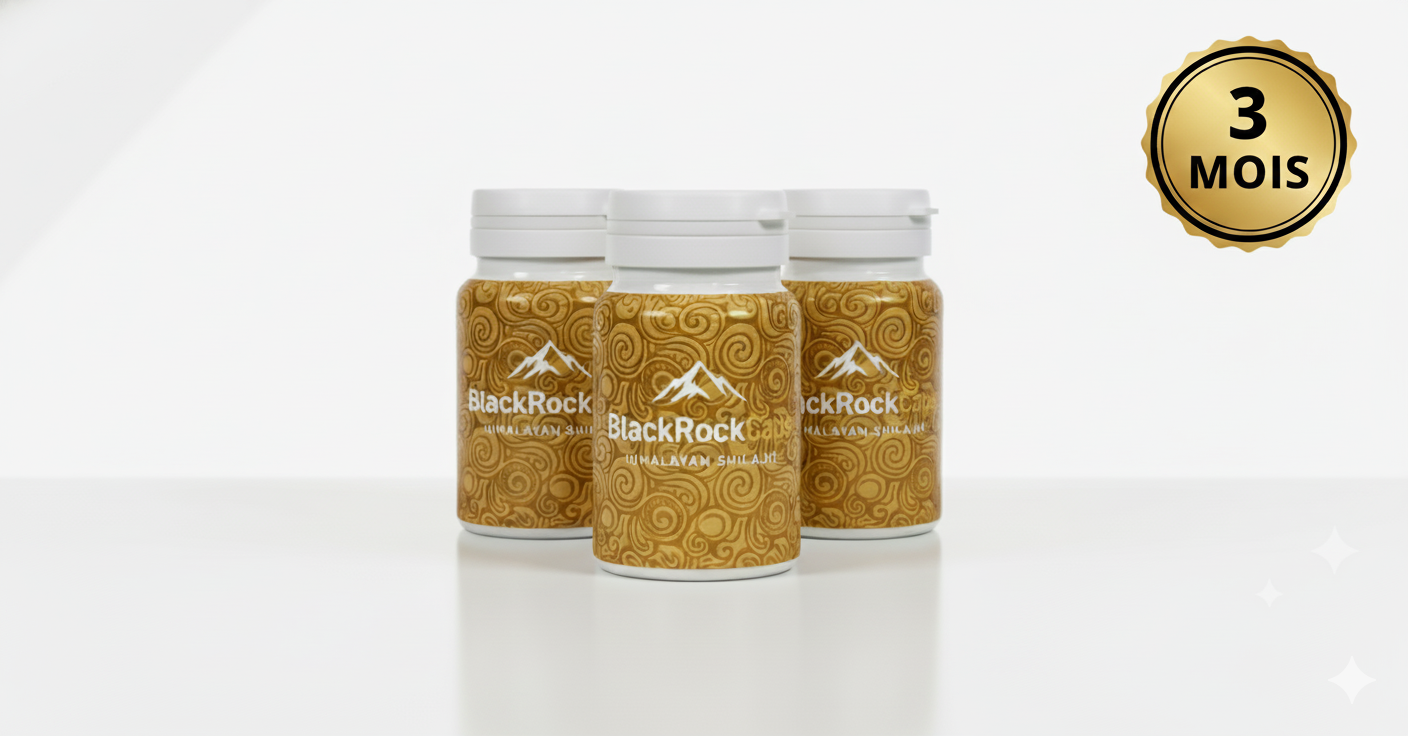 BLACKROCKCAPS – SHILAJIT PREMIUM 50 % ACIDE FULVIQUE