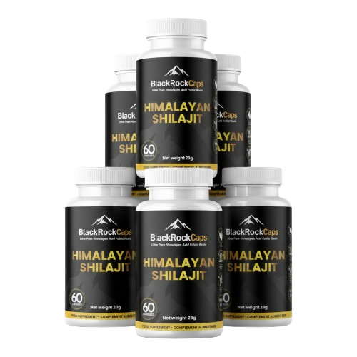 BLACKROCKCAPS – SHILAJIT PREMIUM 50 % ACIDE FULVIQUE